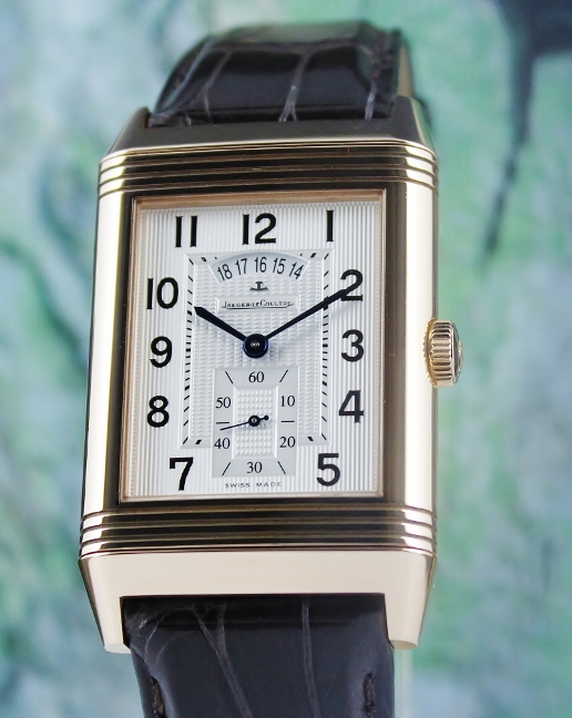 Jaeger Lecoultre XXL 18K Rose Gold Reverso Hometime Limited Edition / 274.2.85 - Click Image to Close